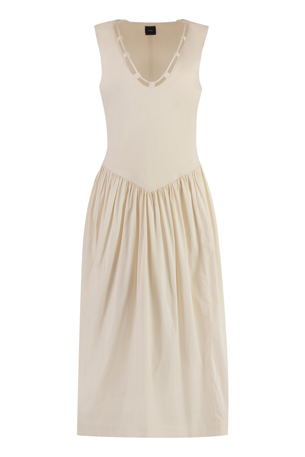 Anonymous poplin midi dress