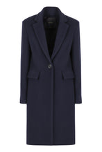 Load image into Gallery viewer, Cambogia single-breasted wool coat

