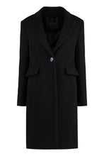 Load image into Gallery viewer, Cambogia single-breasted wool coat
