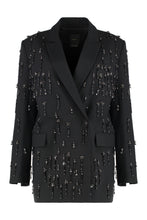 Load image into Gallery viewer, Blazer with crystals and pearls
