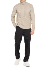 Load image into Gallery viewer, Virgin-wool turtleneck sweater

