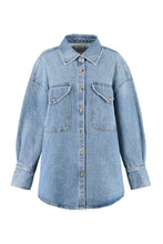 Load image into Gallery viewer, Oversize denim shirt
