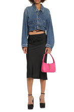 Load image into Gallery viewer, Cropped denim jacket
