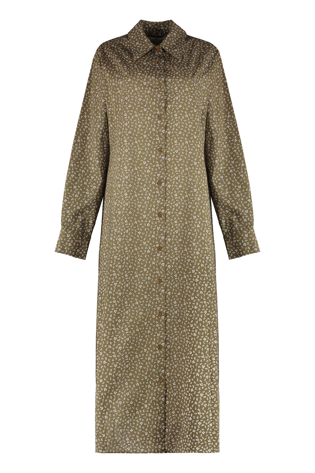Printed Cotton shirtdress