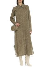 Load image into Gallery viewer, Printed Cotton shirtdress
