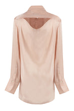 Load image into Gallery viewer, Crepe blouse with bow
