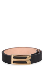 Load image into Gallery viewer, Logo buckle leather belt
