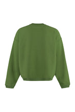 Load image into Gallery viewer, Logo detail cotton sweatshirt
