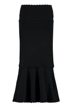 Load image into Gallery viewer, Jersey detail a-line skirt
