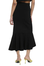 Load image into Gallery viewer, Jersey detail a-line skirt

