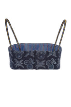 Load image into Gallery viewer, Cropped denim top
