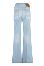 Load image into Gallery viewer, High-rise flared jeans
