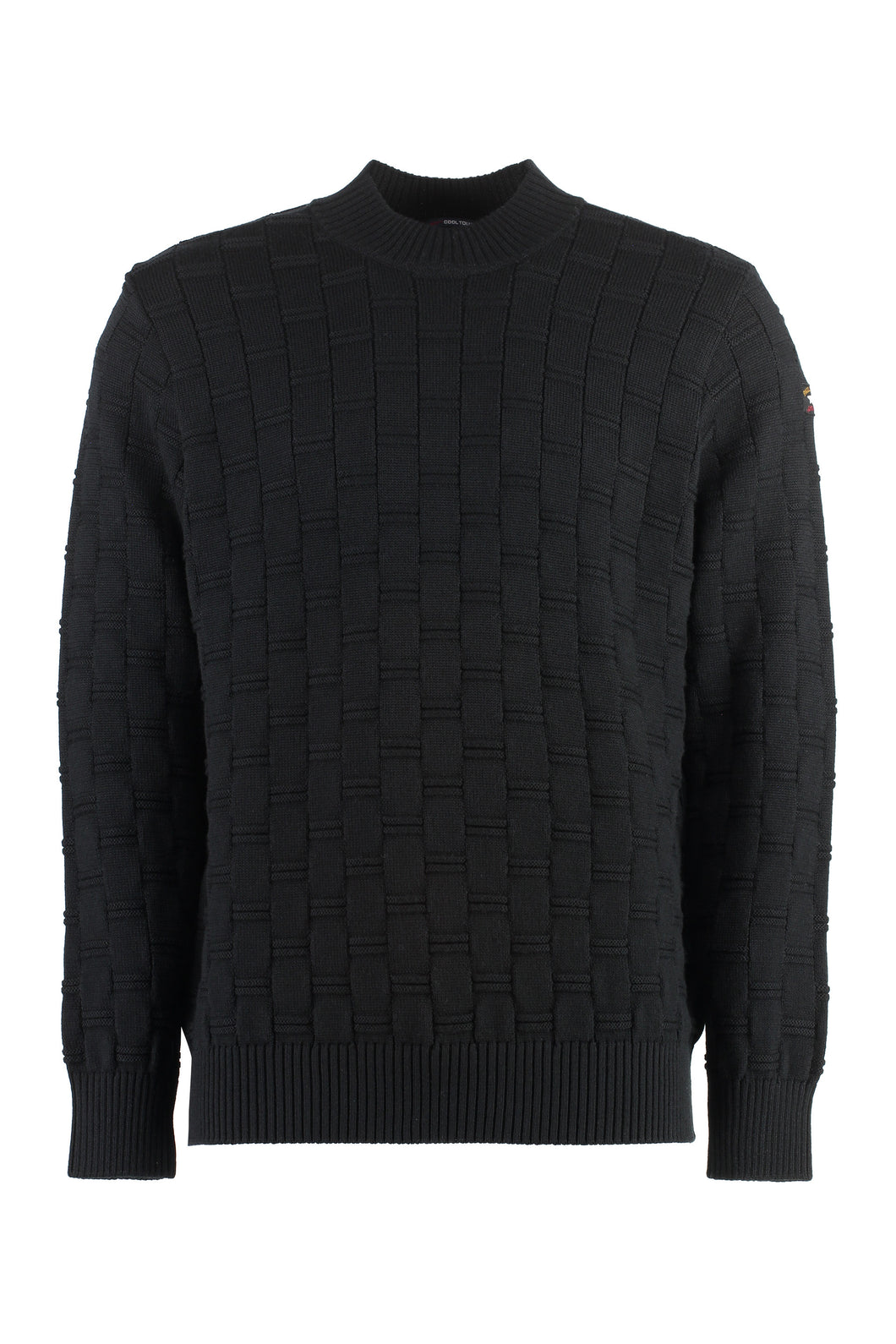 Virgin wool crew-neck sweater