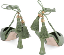 Load image into Gallery viewer, Capri pointy-toe wrap-pumps
