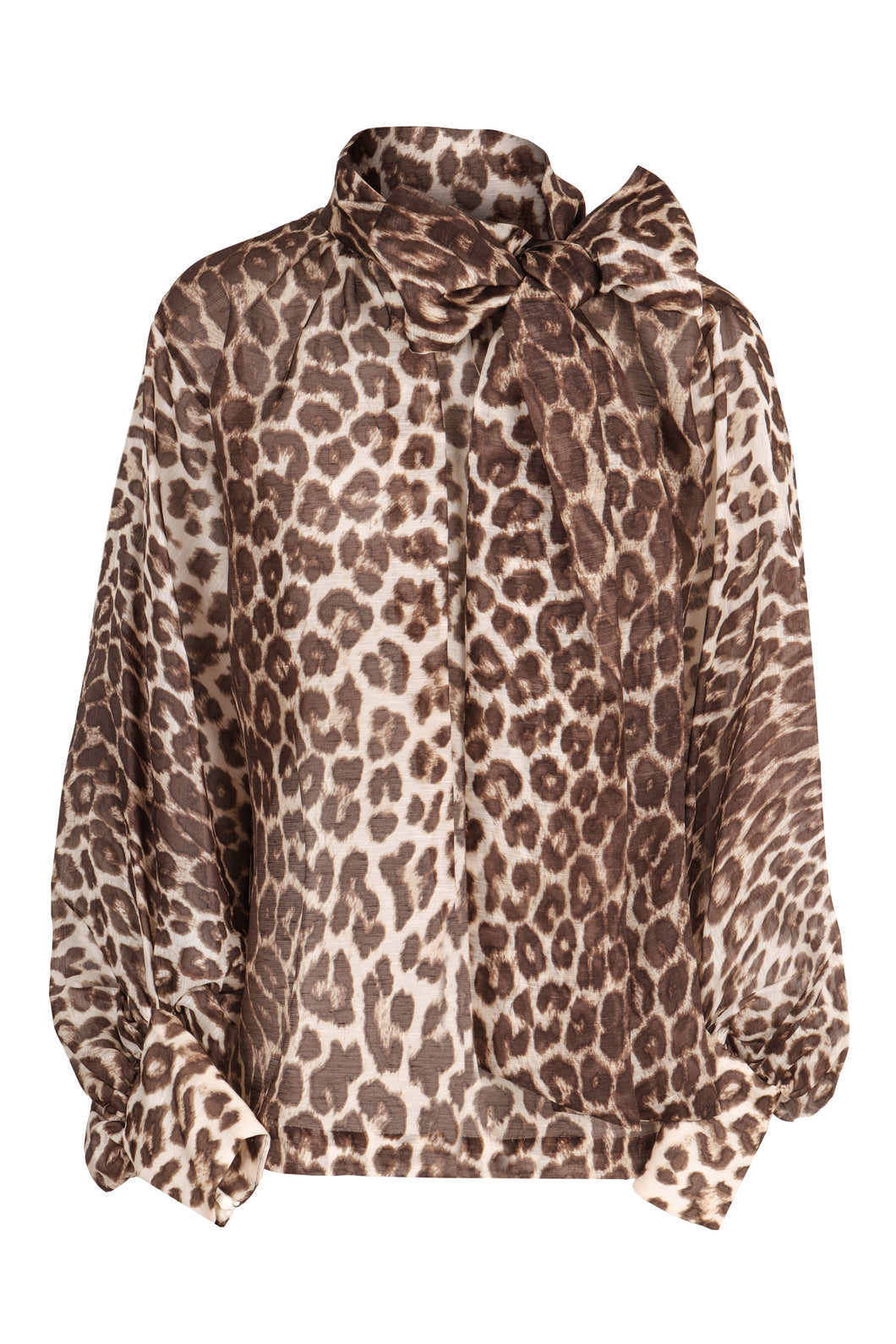 Illustration Billow printed blouse