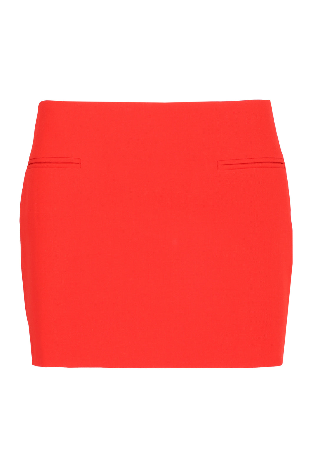 Wool mini skirt