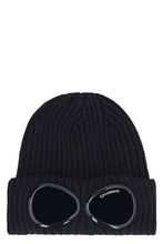 Load image into Gallery viewer, Goggle Ribbed knit beanie
