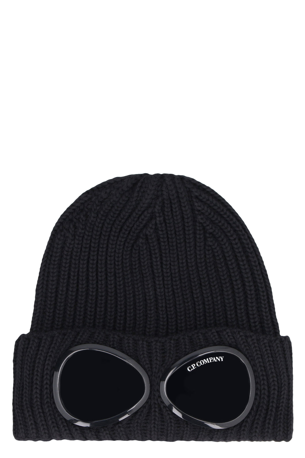 Goggle Ribbed knit beanie