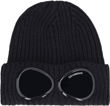 Load image into Gallery viewer, Goggle Ribbed knit beanie
