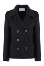 Load image into Gallery viewer, Double-breasted wool coat
