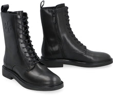 Load image into Gallery viewer, Leather lace-up boots
