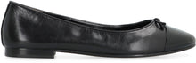 Load image into Gallery viewer, Leather ballet flats with logo
