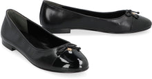Load image into Gallery viewer, Leather ballet flats with logo
