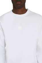 Load image into Gallery viewer, Cotton crew-neck sweatshirt with logo
