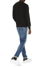 Load image into Gallery viewer, Cotton crew-neck sweatshirt with logo

