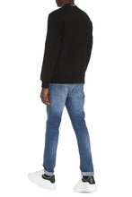 Load image into Gallery viewer, Cotton crew-neck sweatshirt with logo
