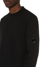 Load image into Gallery viewer, Cotton crew-neck sweatshirt with logo
