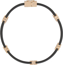 Load image into Gallery viewer, Eleanor logo charm faux leather bracelet

