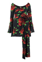 Load image into Gallery viewer, Floral print jersey dress
