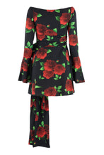 Load image into Gallery viewer, Floral print jersey dress
