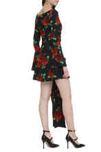 Load image into Gallery viewer, Floral print jersey dress
