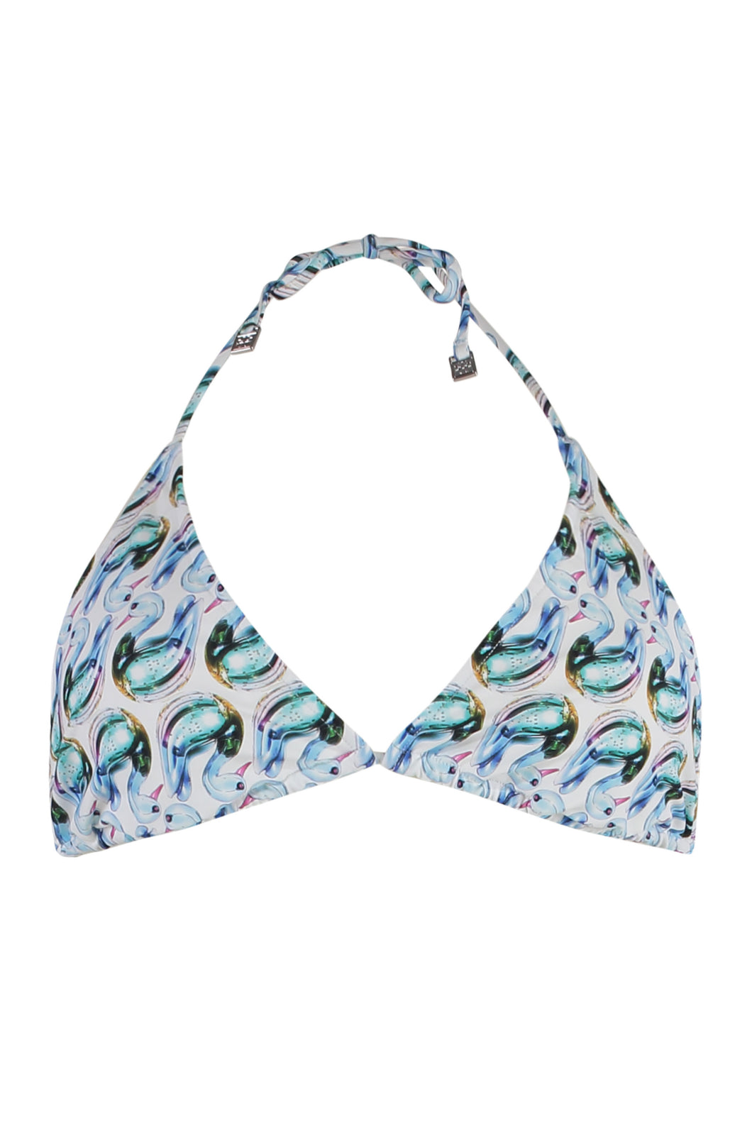 Printed bikini top