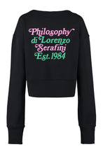Load image into Gallery viewer, Cotton crew-neck sweatshirt
