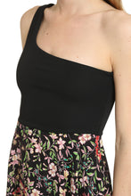 Load image into Gallery viewer, Printed one-shoulder dress
