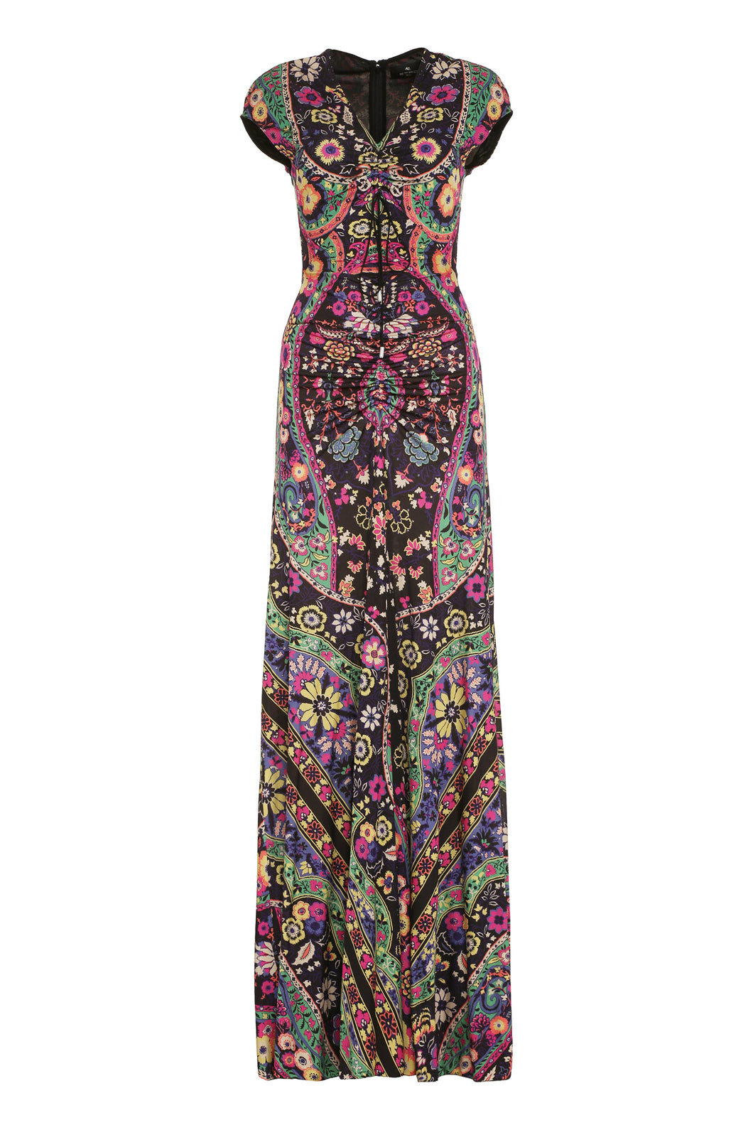 Floral print jersey dress