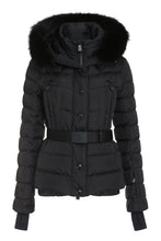 Load image into Gallery viewer, Beverley fur hood down jacket
