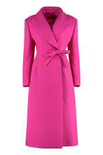Load image into Gallery viewer, Double-breasted wool coat
