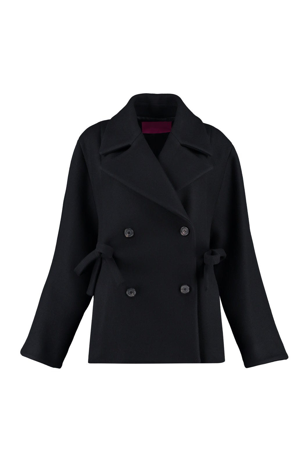Double-breasted virgin wool jacket