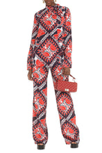 Load image into Gallery viewer, Printed silk blouse
