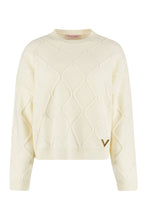 Load image into Gallery viewer, Virgin wool crew-neck sweater
