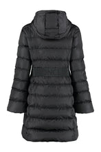 Load image into Gallery viewer, Dombes long hooded down jacket
