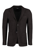 Load image into Gallery viewer, Boucle wool single-breasted jacket
