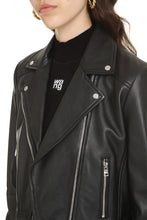 Load image into Gallery viewer, Leather biker jacket
