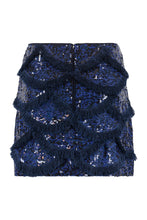 Load image into Gallery viewer, Gorgonzola sequin mini skirt
