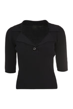 Load image into Gallery viewer, Murcia ribbed knit polo shirt
