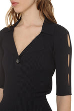 Load image into Gallery viewer, Murcia ribbed knit polo shirt
